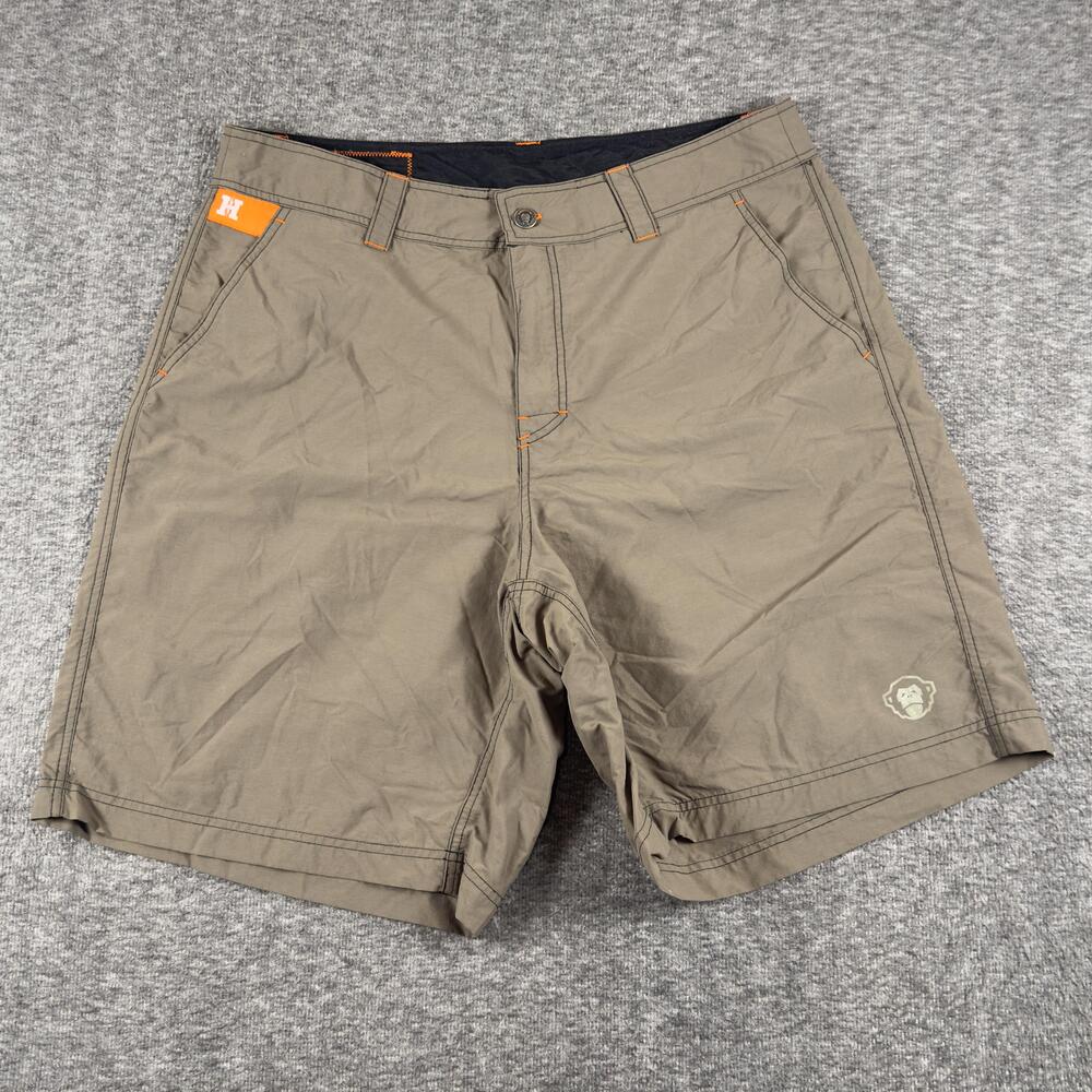 Howler Bros Shorts Mens 36 Brown Nylon 10 Inch Inseam Cargo Outdoor Quick Dry
